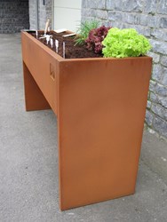 Jardiniere corten 6