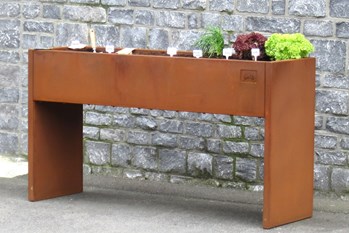Jardiniere corten 1