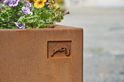 Pot orangerie corten