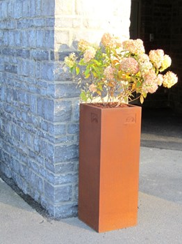 Pot de fleur corten (3)