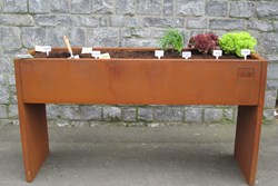 Jardiniere corten 5